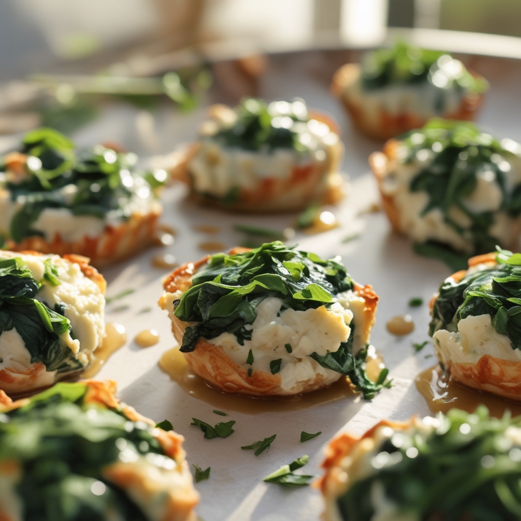 20-Minute Spinach Ricotta Bites Recipe – Irresistibly Easy Appetizer for Quick Snacking