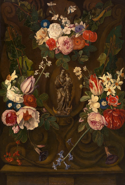 Madonna surrounded by a Garland of Flowers 1667