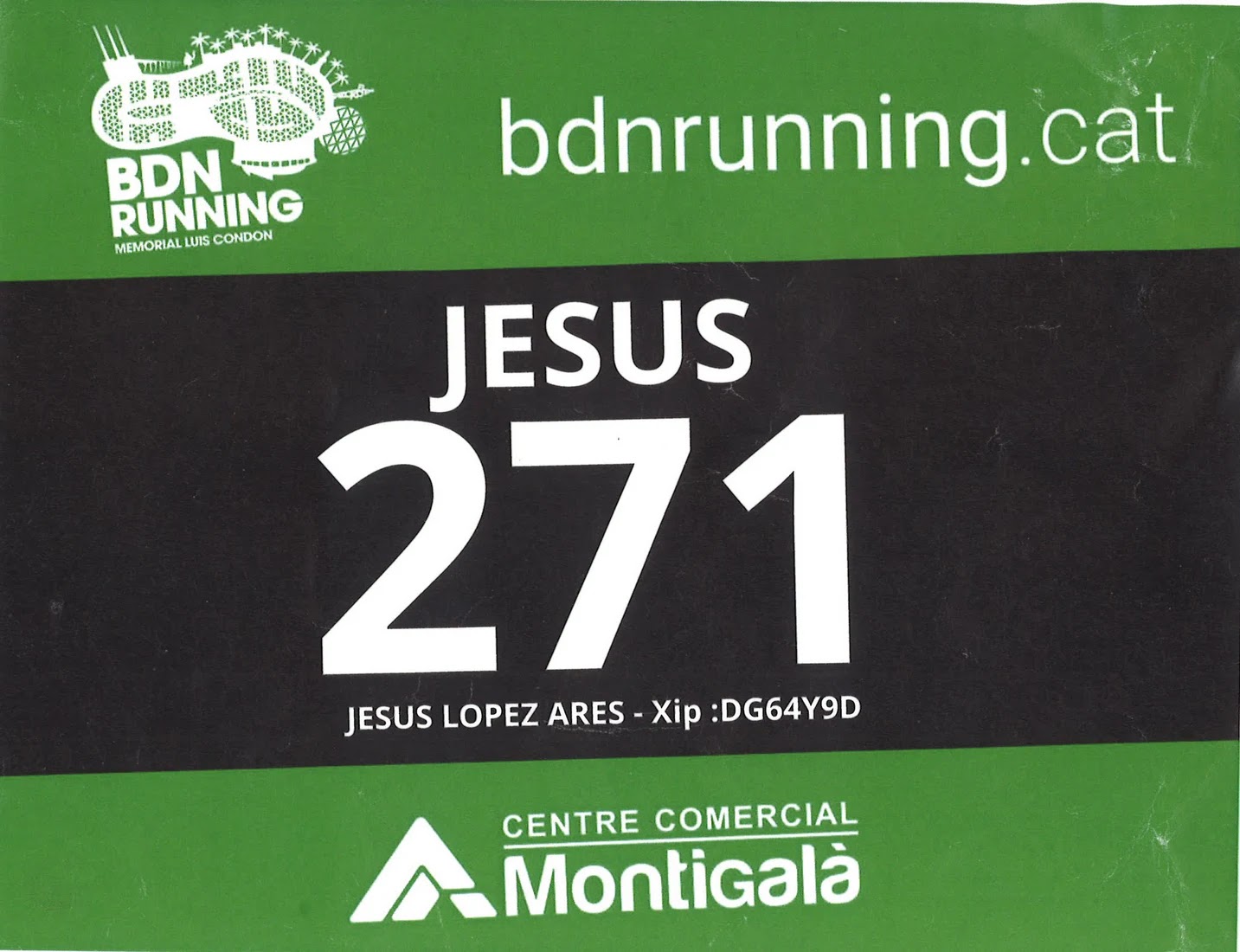 Dorsal de BDN Running