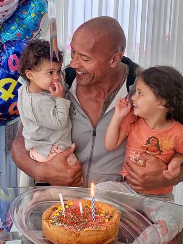 Dwayne Johnson family photos