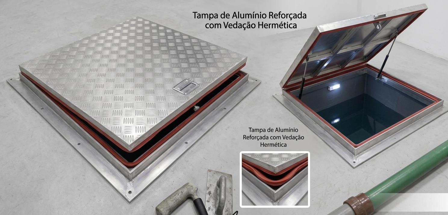 Tampa Hermética com Vedação