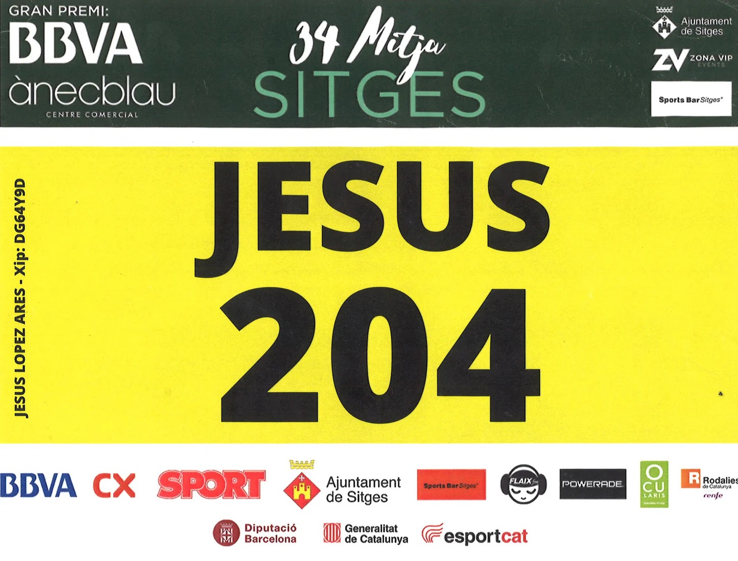 Dorsal de Mitja Sitges