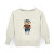 Women's sweatshirt Cebababy Fluffy Puffy (S/M) Stu white