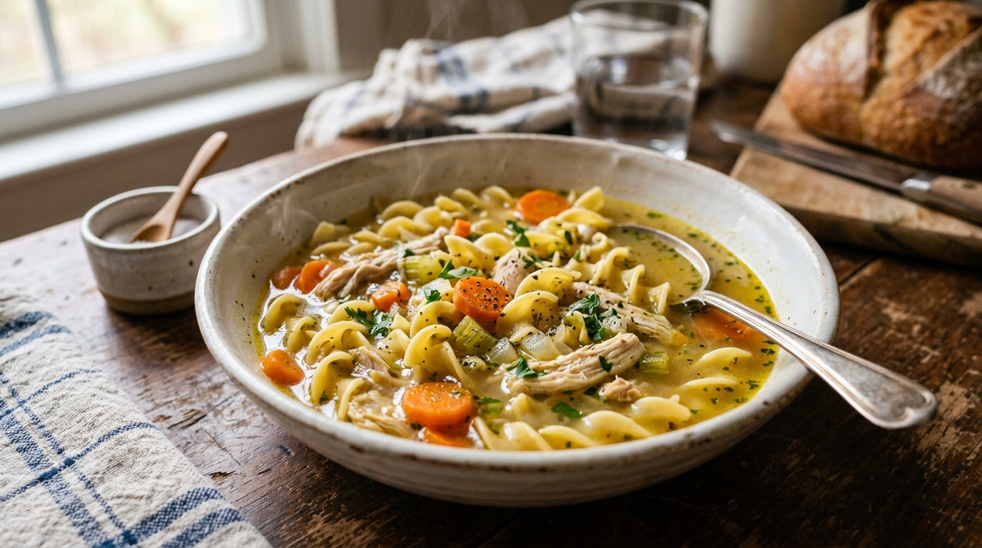 Chicken Noodle Soup – Comforting, Classic & Easy Homemade Recipe