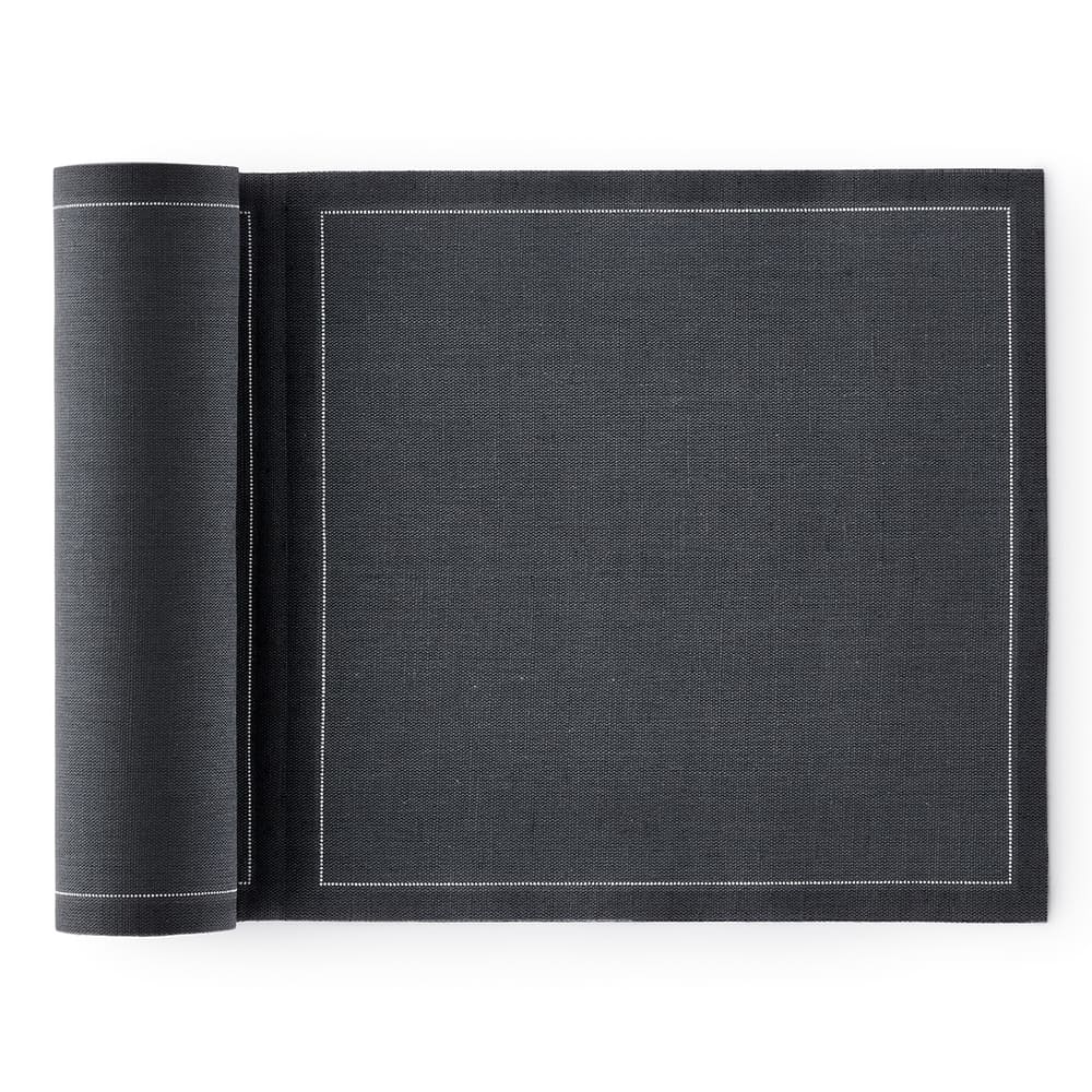 Rollo de servilletas medianas de lino My Drap™ color verde, 20 piezas