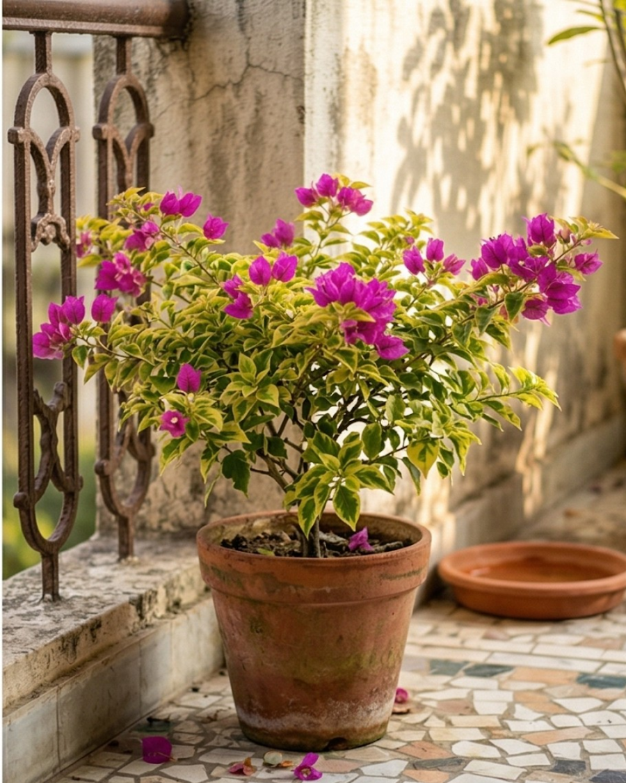 Imported Golden Kayata Magneta Bougainvillea Plant — view 5