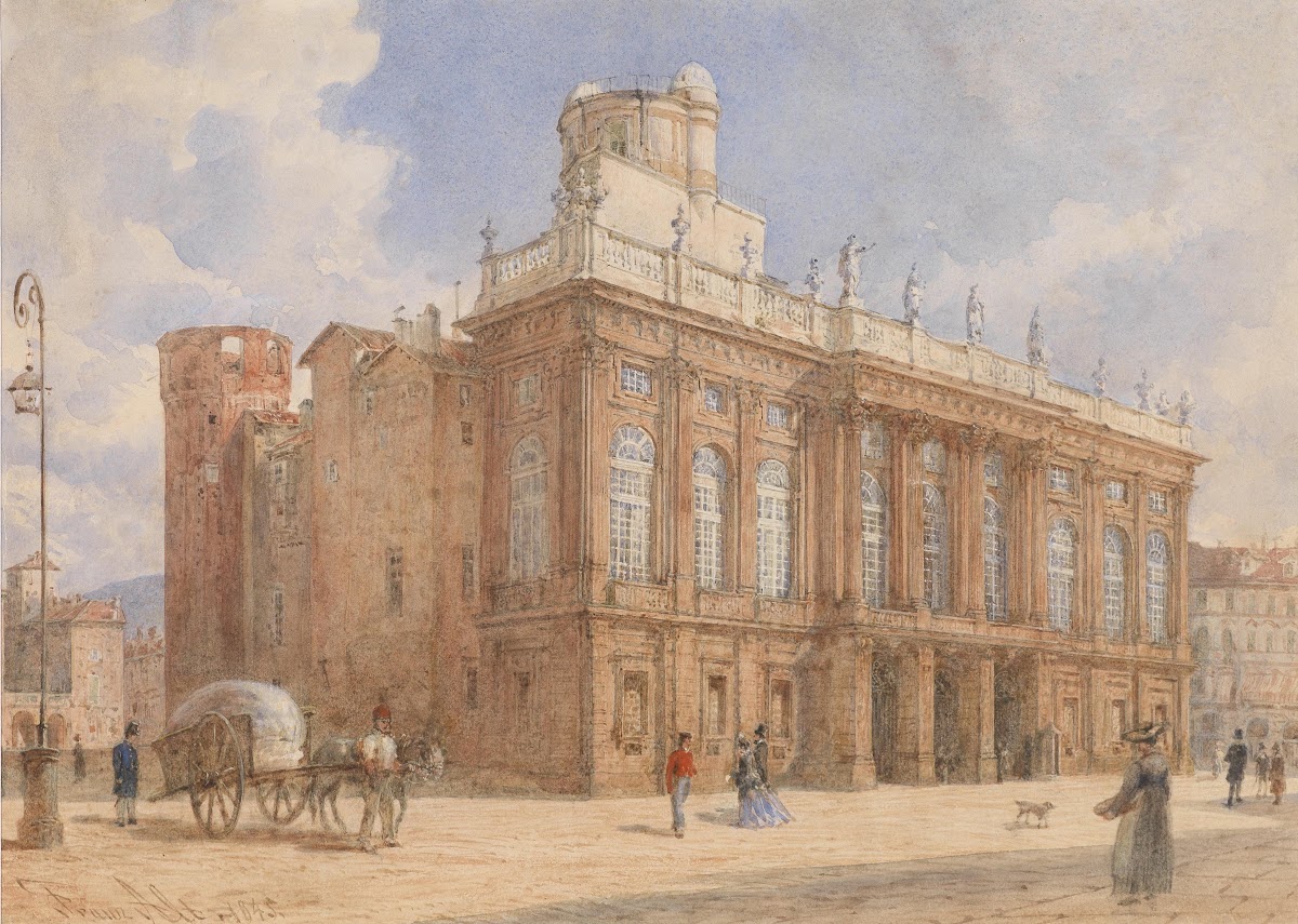 Castello Reale in Turin 1845