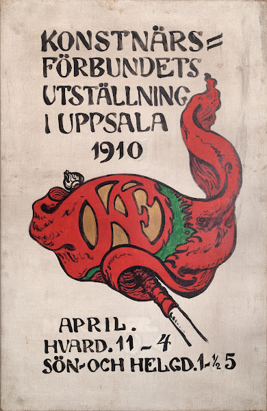 Poster For The Artists Societys Exhibition In Uppsala 1910