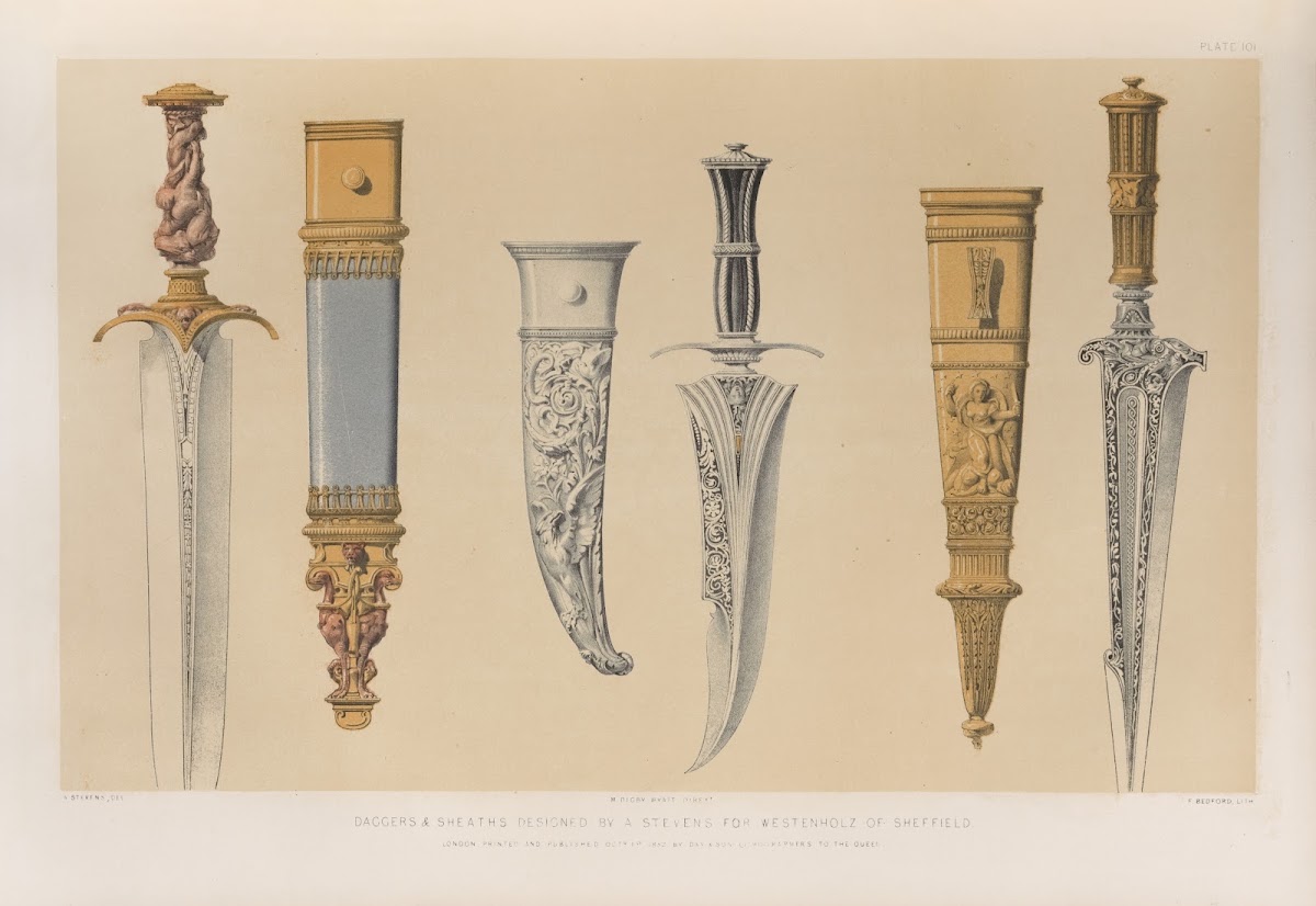Daggers  sheaths 1851   1853