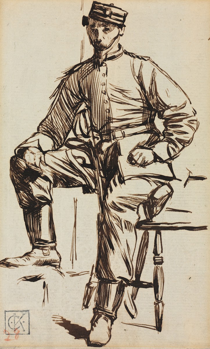 Charles Keene as a Volunteer