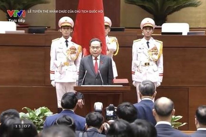 Video đồng chí Trần Thanh Mẫn tuyên thệ nhậm chức Chủ tịch Quốc hội khóa XVI - Công An TP.HCM