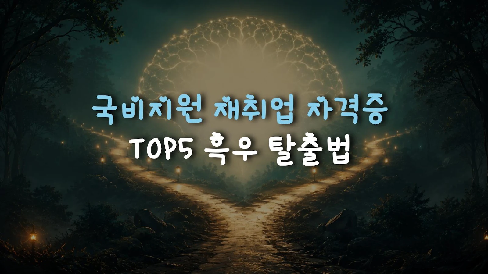 국비지원 재취업 자격증 TOP5 흑우 탈출법