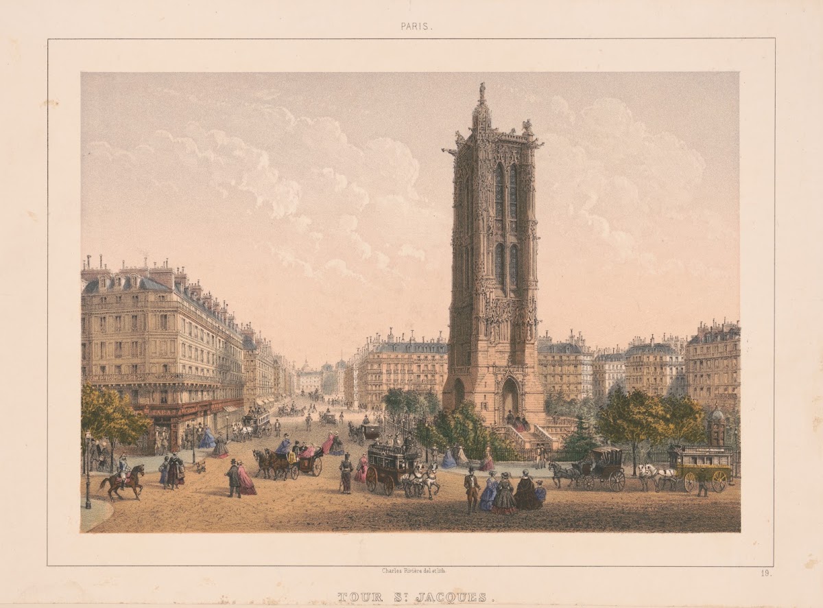 Paris Tour St Jacques 1870 1879