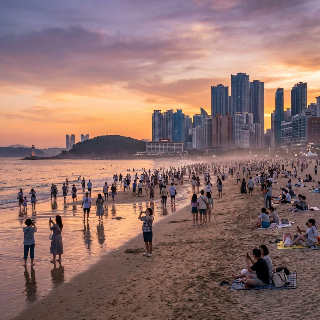 해운대 해변: 도시 속 낭만과 활력의 상징