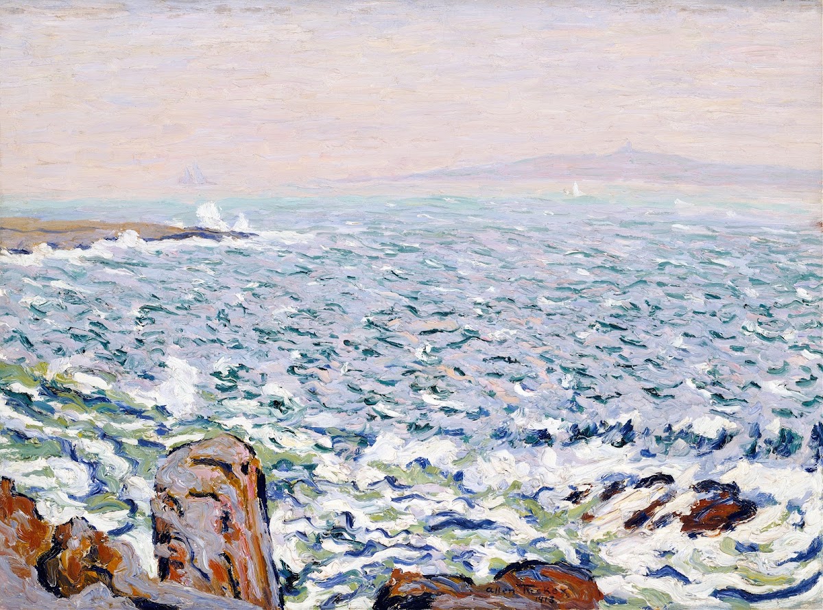 Surf Breaking Cranberry Island 1913