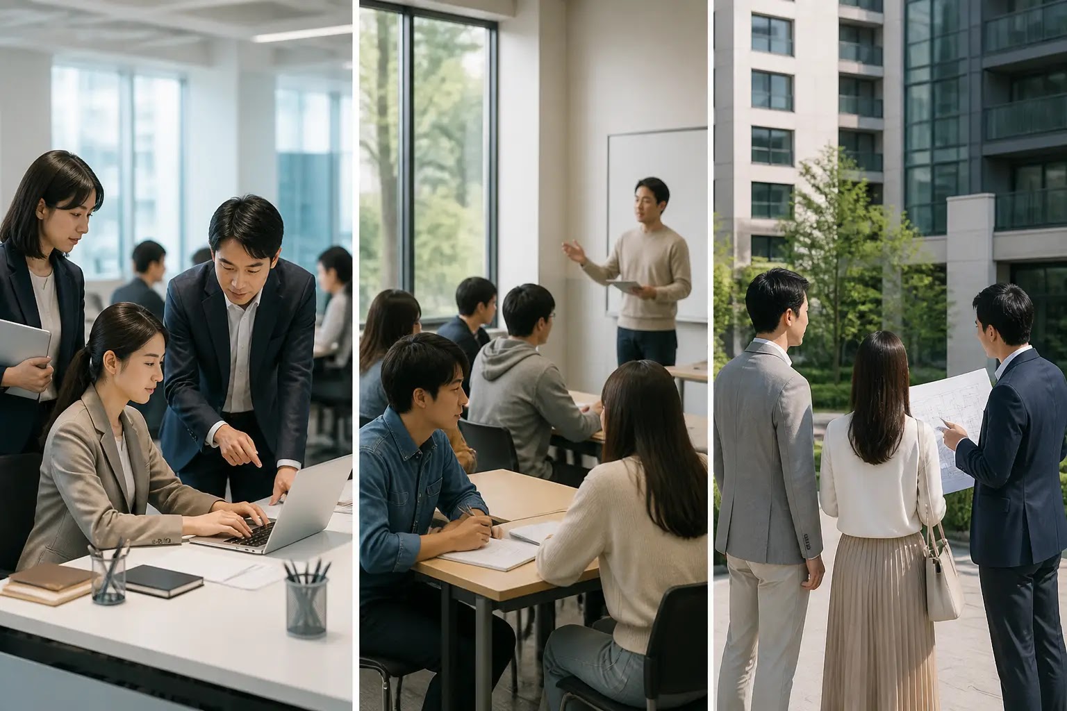 AI-generated Business Daily Brief multi-story editorial montage