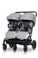 Stroller for twins Easy-Go Echo 2024 gray