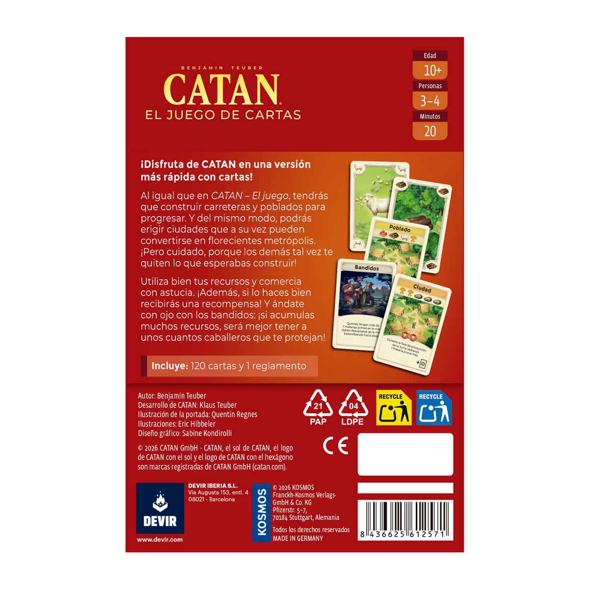 Portada de Catan: El juego de cartas 2026 — imagen 2