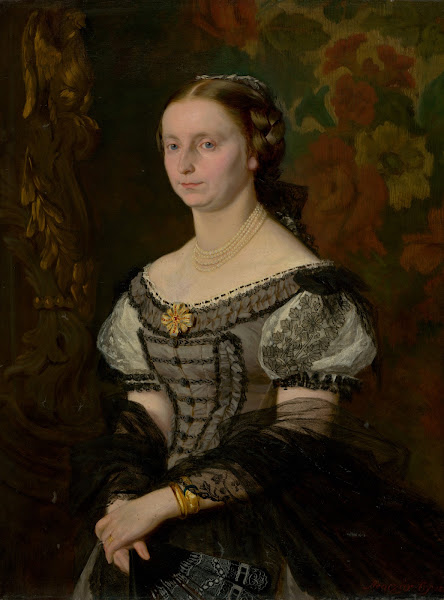 Portrait of Terézia Ujházy née Prissnitzová 1868
