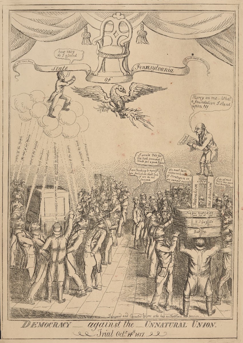 Democracy against the unnatural union Trial Octr 14th 1817 1817