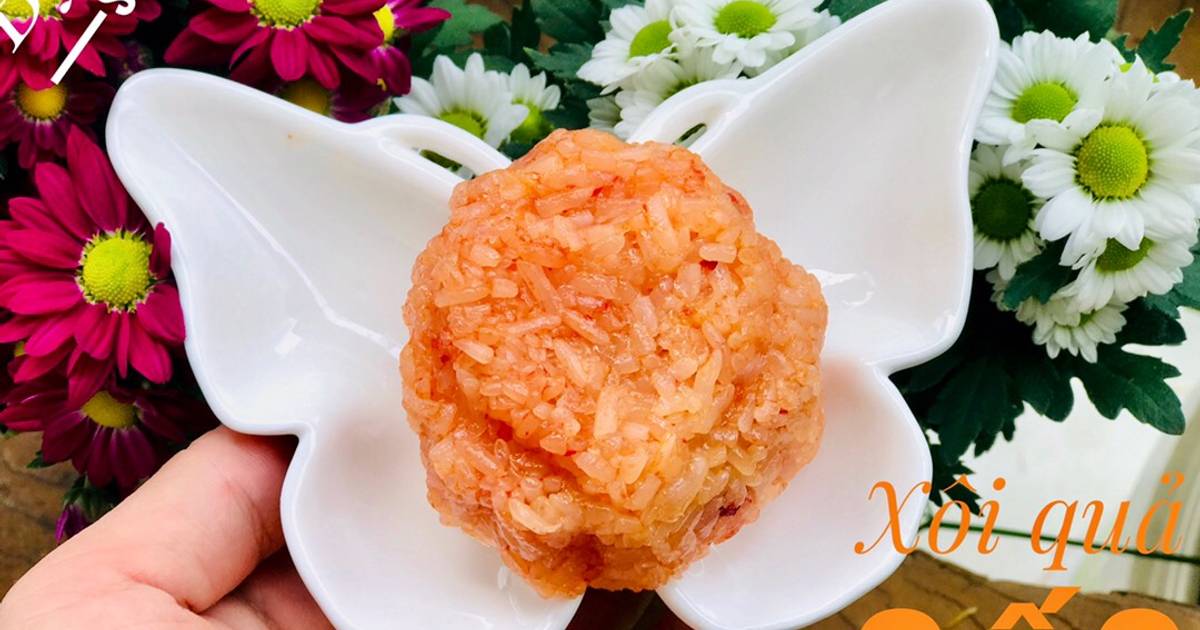 Xôi quả gấc