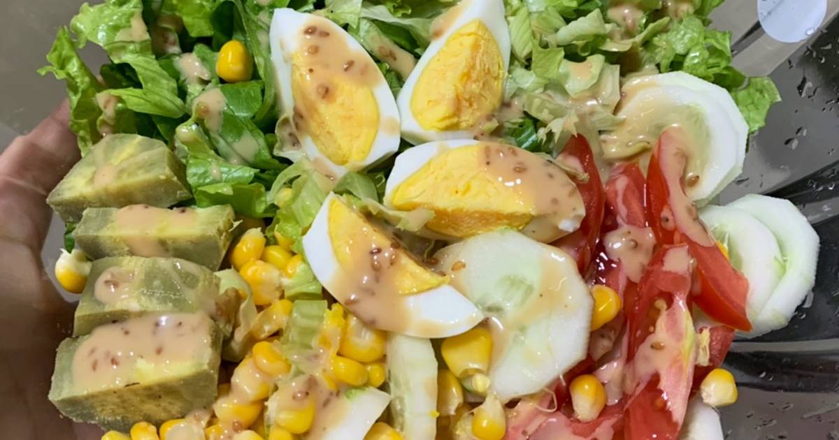Eat Clean - salad trứng ~400calo