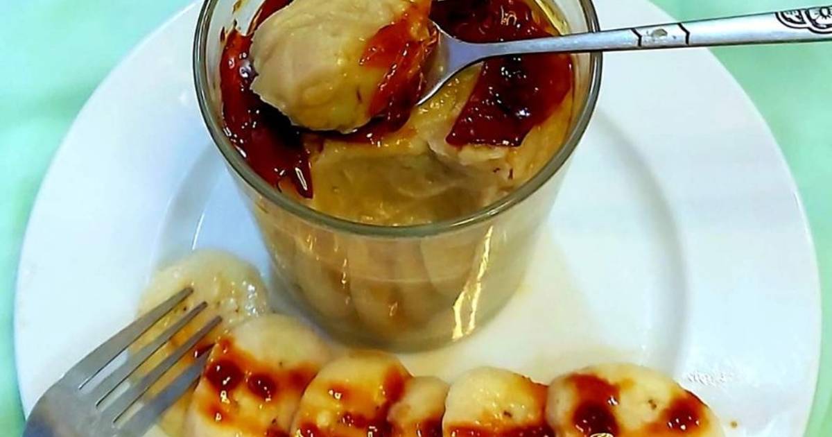 Creme banana brulee