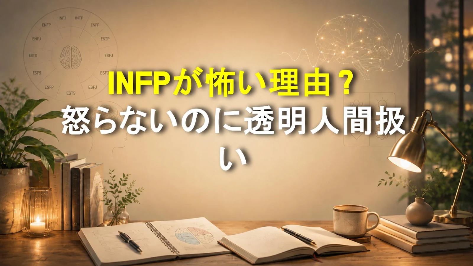 INFPが怖い理由？怒らないのに透明人間扱い