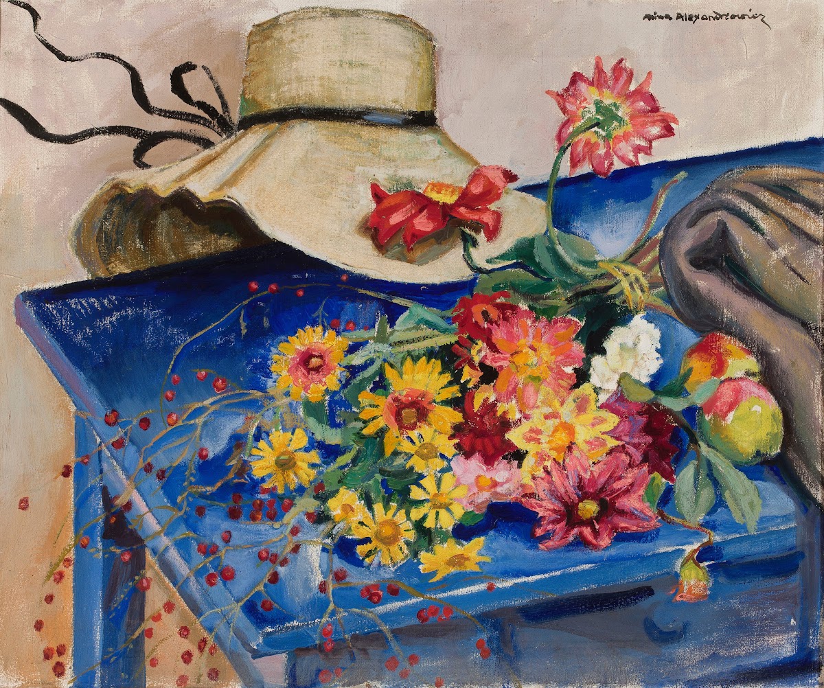 Hat with flowers 1924