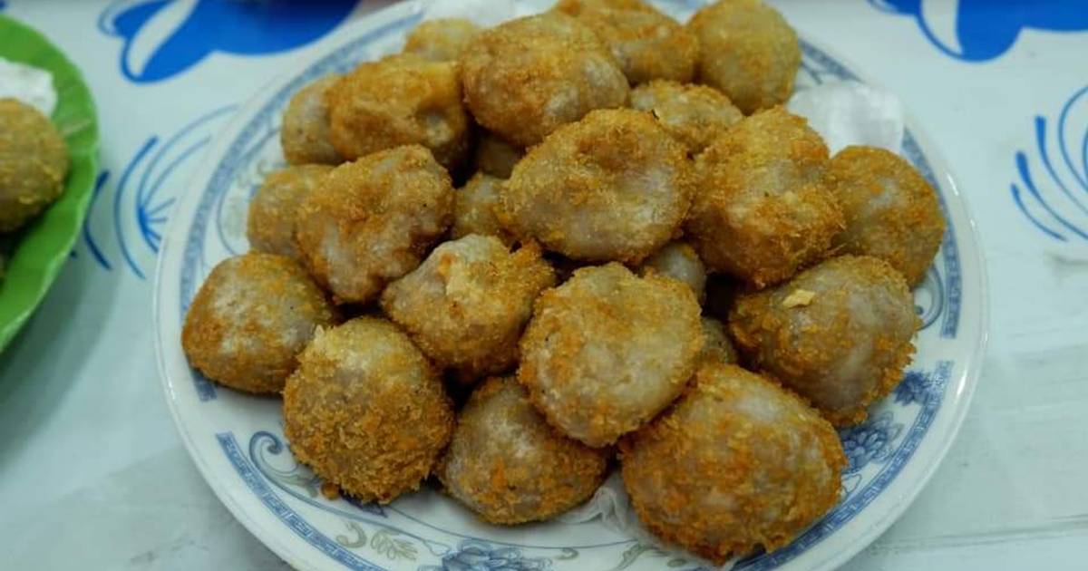 Khoai tây nhân táo viên chiên
