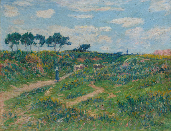 Chemin dans la Lande Bretagne 1904