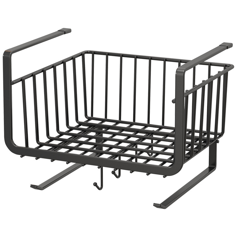 Wall-mounted kitchen shelf made of carbon steel