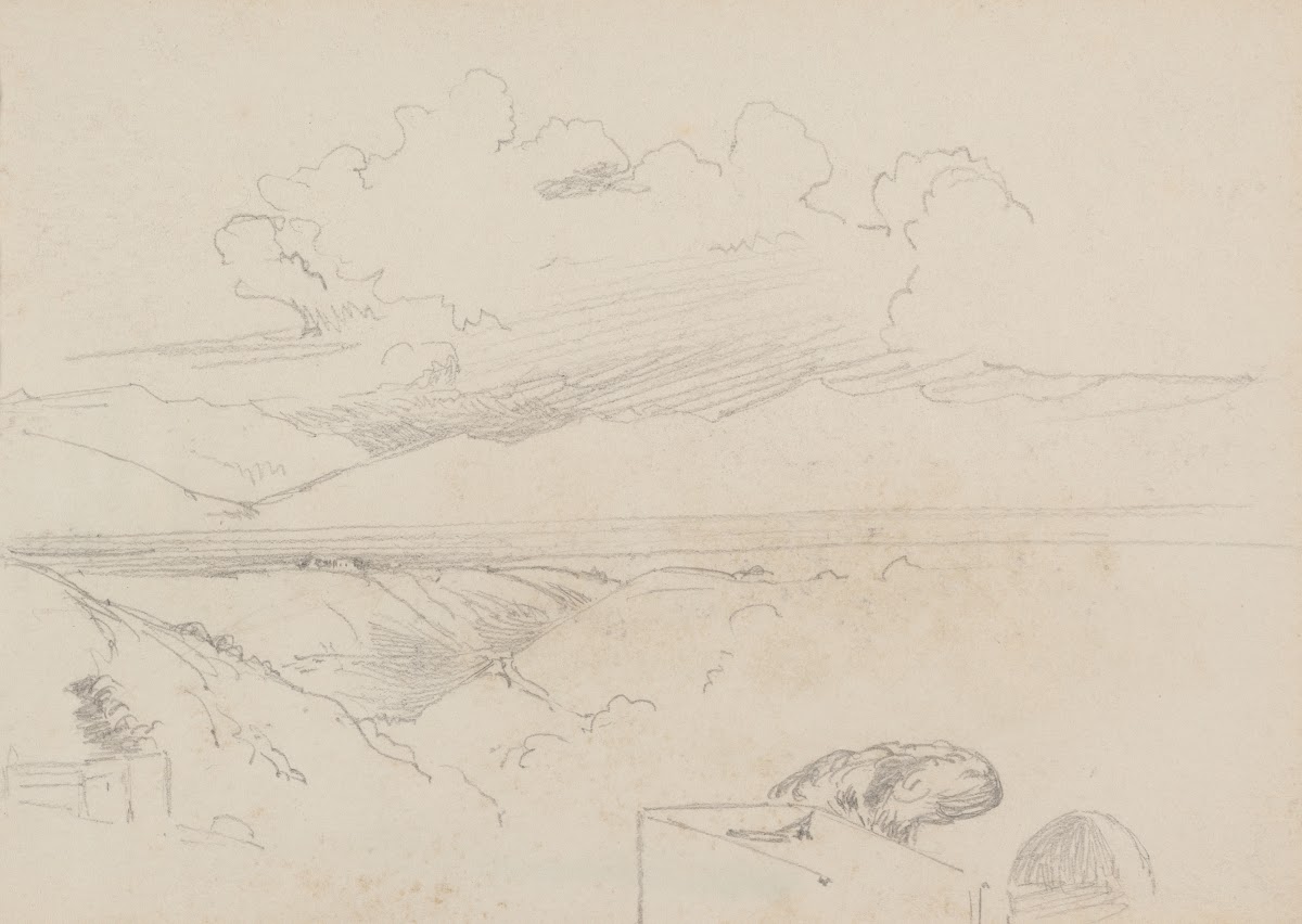 Study of Mountainous Landscape with Clouds 1861