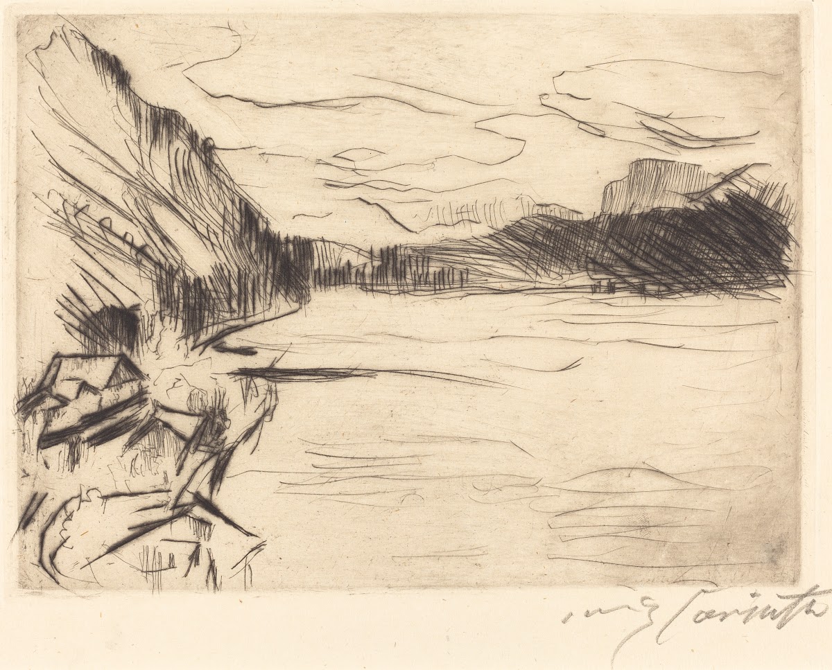On Walchen Lake Am Walchensee 1923