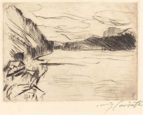 On Walchen Lake Am Walchensee 1923