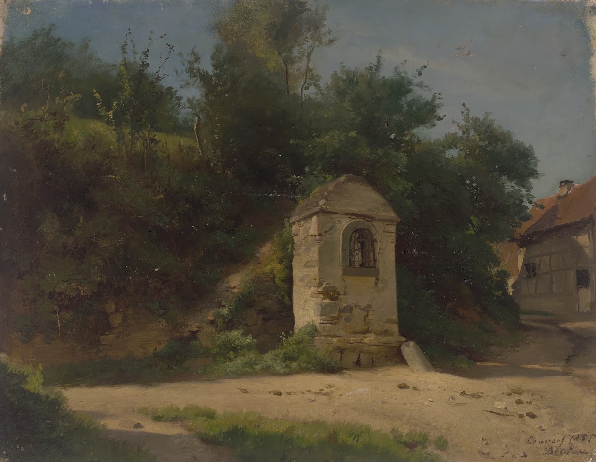 Farm at the edge of the forest 1851