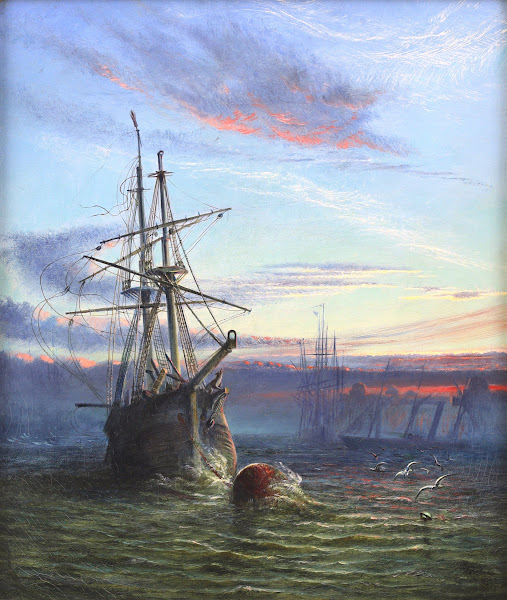 The Old Deserted Collier at Sunset 1866