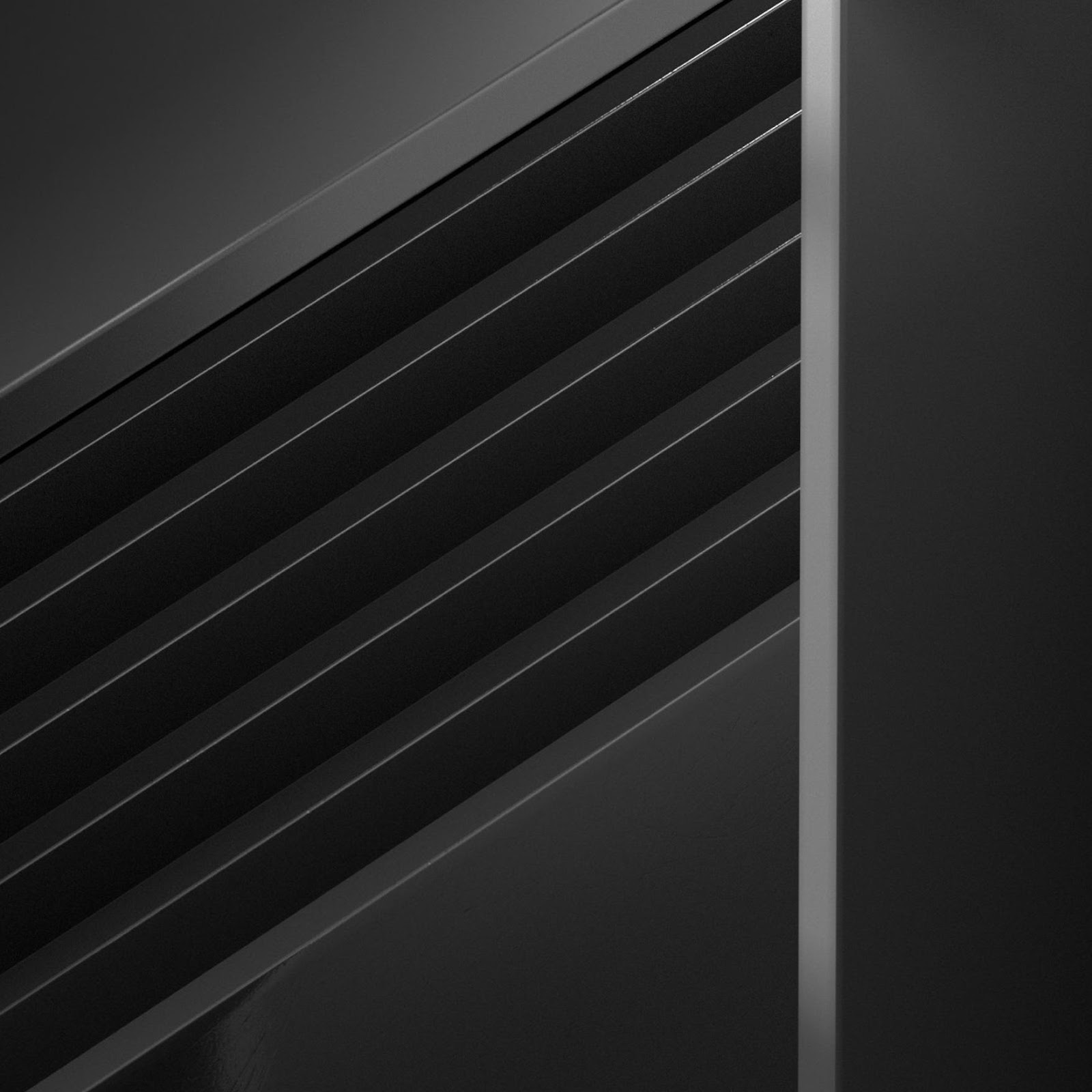 Download Abstract Dark Metallic Shapes 2K iPhone