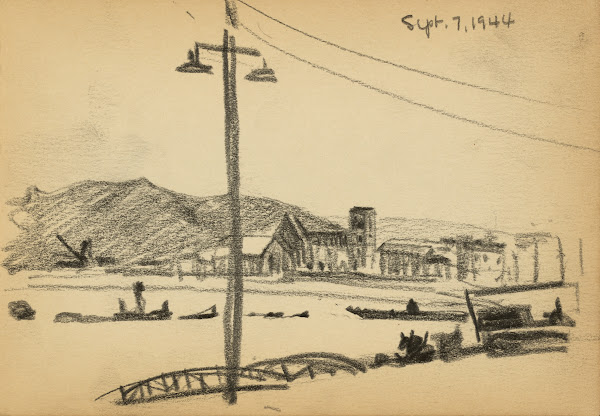 Town of Cherbourg 1944