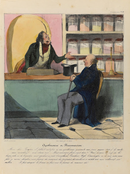 Apothicaire en pharmacien 1836 1838