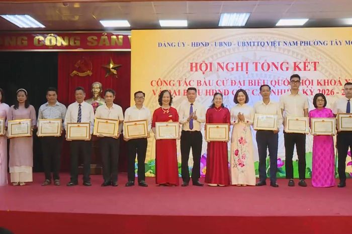 Phường Tây Mỗ tổng kết công tác bầu cử - Đài Phát thanh và truyền hình Hà Nội