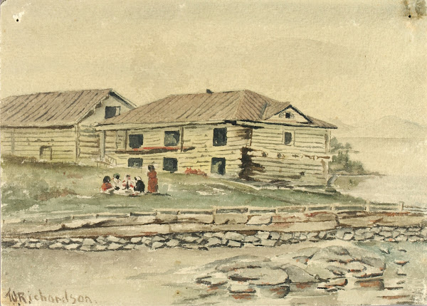 Buildings Going To Ruin Alaska 1884 1884