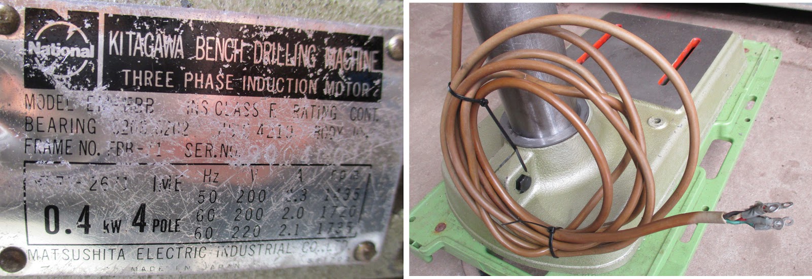 ｗ☆KITAGAWA 北川★卓上ボール盤★KDR-410★三相200V☆