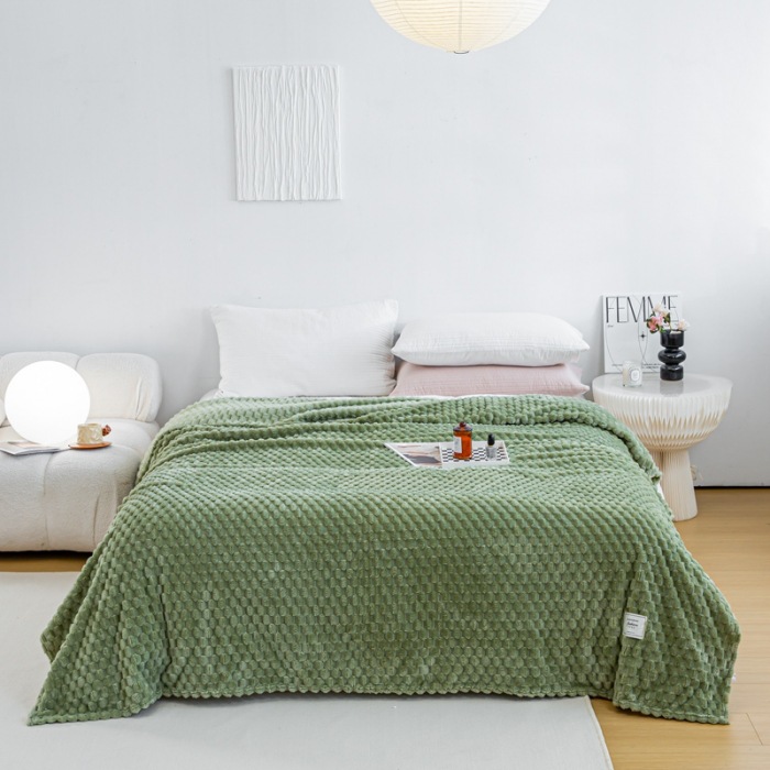 Jacquard Flannel Blanket, soft and warming