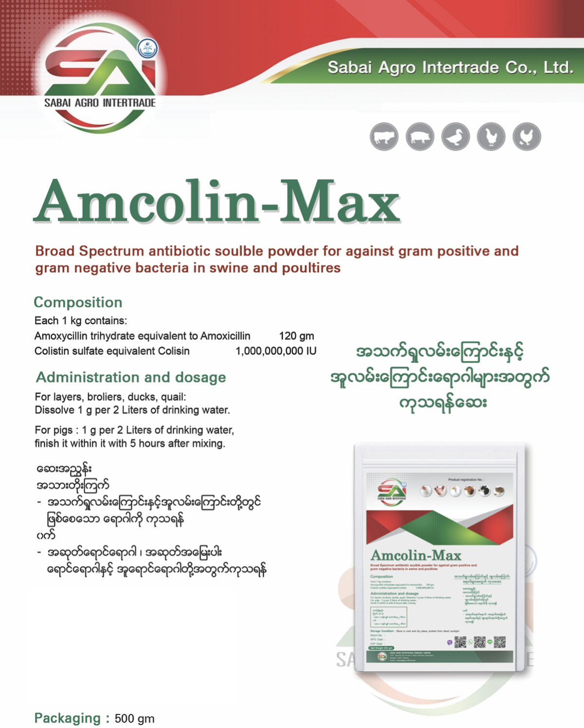 Amcolin-MAX Datasheet