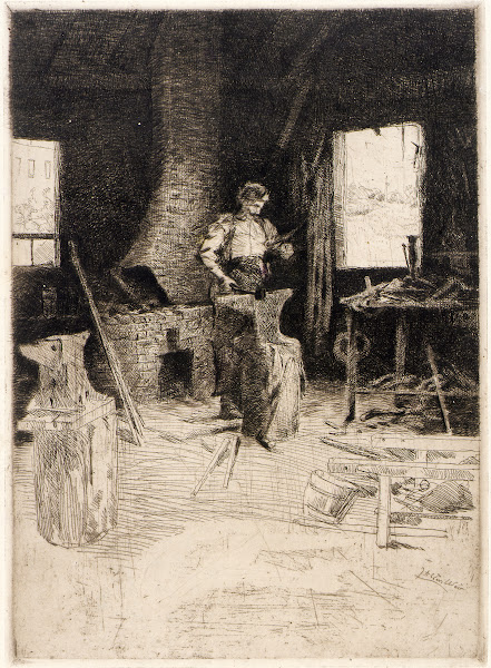 The Blacksmiths Shop ca 1887 1893