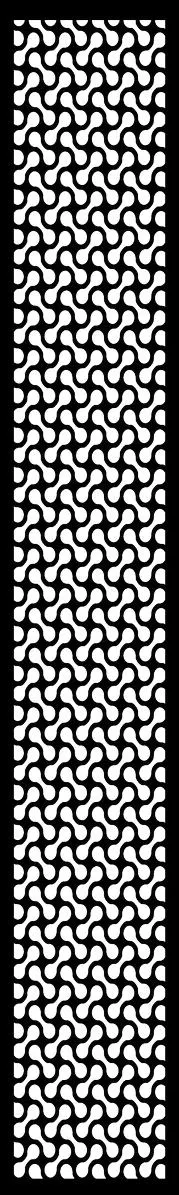 Interlocking Rounded Geometric Pattern Free SVG for Laser Cutting