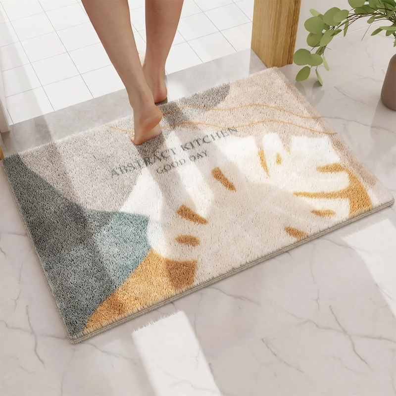 Bathroom mat, absorbent, washable