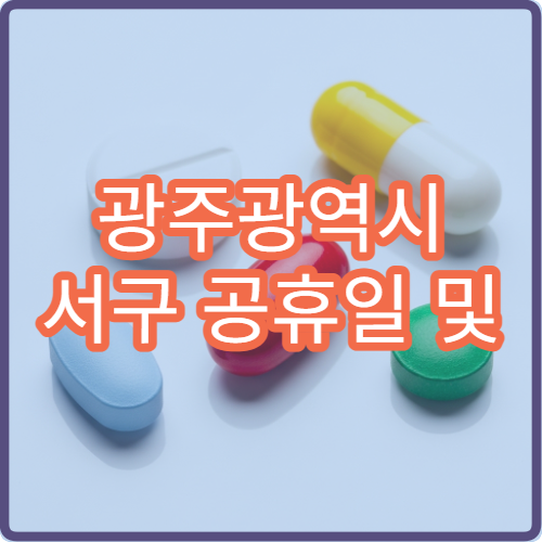 광주광역시 서구 공휴일 및 대체 공휴일 이용 가능한 병원 정보