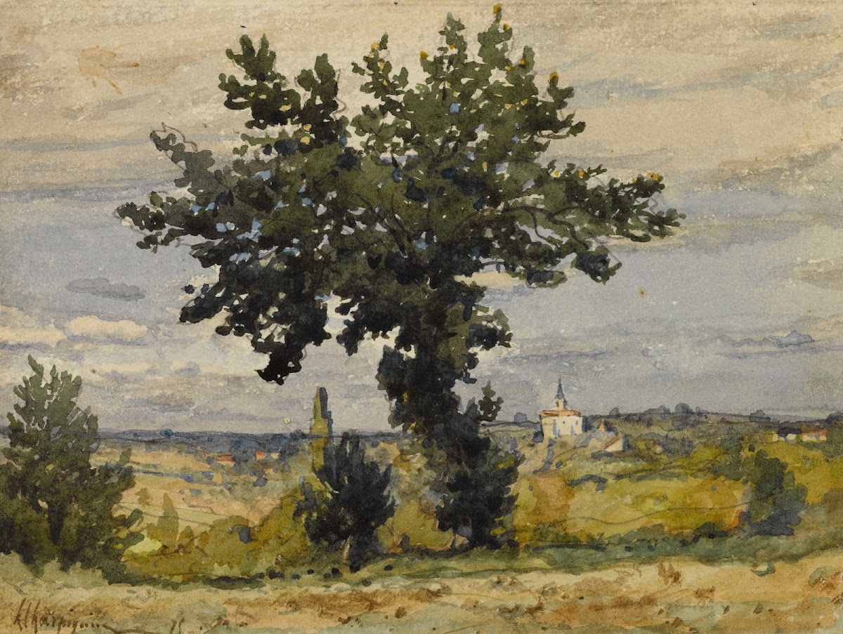 Larbre au bord du chemin 1875